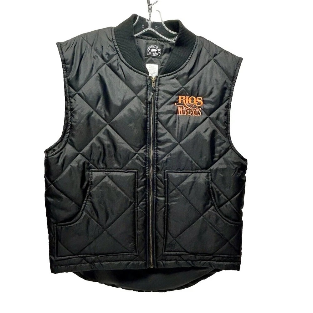 Polar King Men's LR Black Quilted Rios of Mercedes Vest (HU)